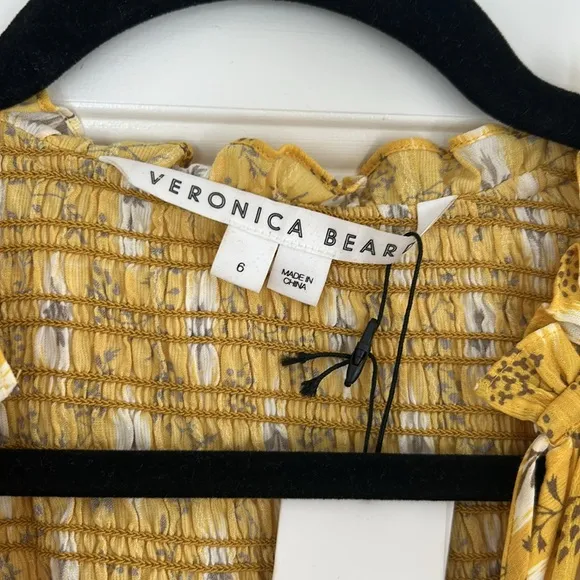 VERONICA BEARD Rayna Botanical Ikat sun dress