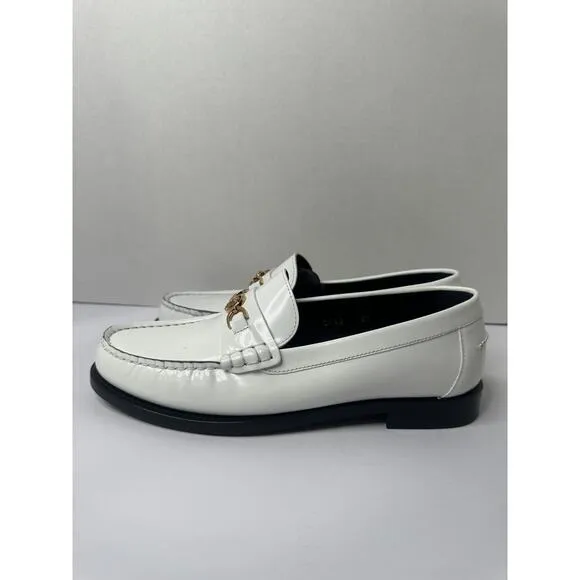 Versace Women's Slip On Embellished Loafer Flats EU 39 US 9