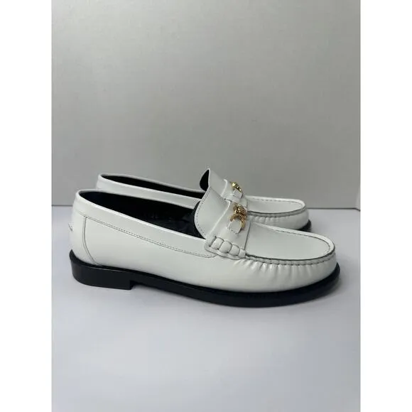 Versace Women's Slip On Embellished Loafer Flats EU 39 US 9