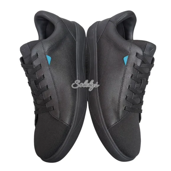 Vessi Soho 2 Asphalt Black Low Top Waterproof Vegan Leather Sneaker Mens 12