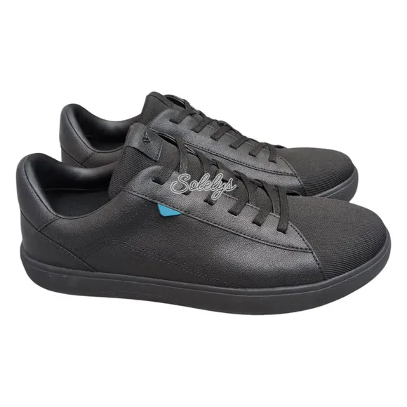Vessi Soho 2 Asphalt Black Low Top Waterproof Vegan Leather Sneaker Mens 12