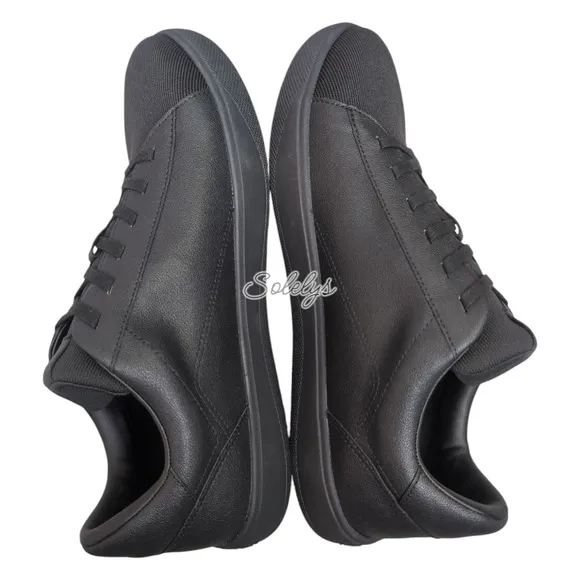 Vessi Soho 2 Asphalt Black Low Top Waterproof Vegan Leather Sneaker Mens 12
