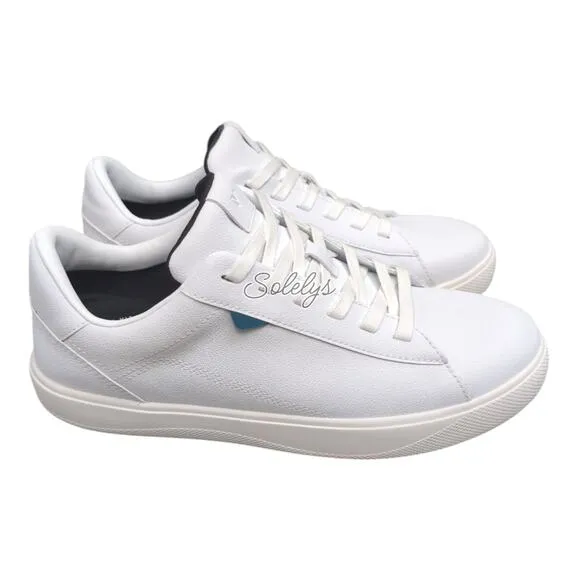 Vessi Soho 2 Ivory White Low Top Waterproof Vegan Leather Sneaker Mens 9