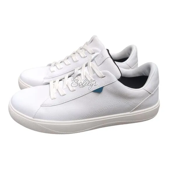 Vessi Soho 2 Ivory White Low Top Waterproof Vegan Leather Sneaker Mens 9