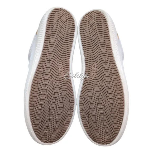 Vessi Soho 2 White Teak Low Top Waterproof Vegan Leather Casual Sneaker Womens 8