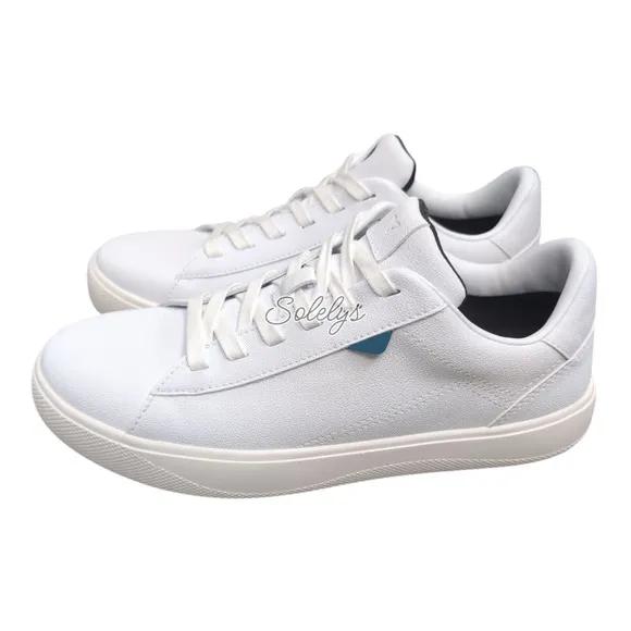 Vessi Soho 2 Womens 8 Ivory White Waterproof Vegan Leather Casual Sneaker