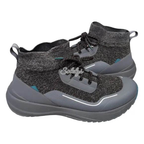 Vessi Stormburst High Peak Black Waterproof Dyma-Tex Knit Sneaker Boot Mens 14