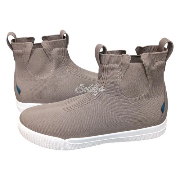 Vessi Weekend Chelsea Shiitake Brown Waterproof DymaTex Knit Sneaker Boot Men 10