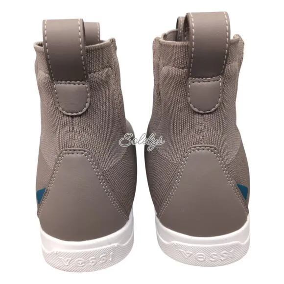 Vessi Weekend Chelsea Shiitake Brown Waterproof DymaTex Knit Sneaker Boot Men 10