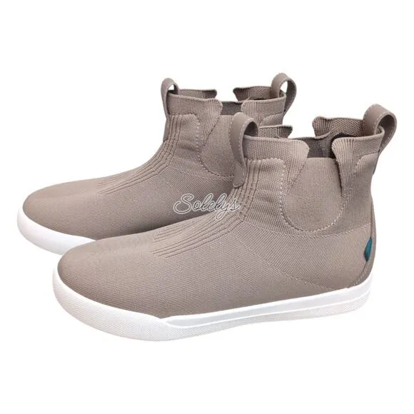 Vessi Weekend Chelsea Shiitake Brown Waterproof DymaTex Knit Sneaker Boot Men 10