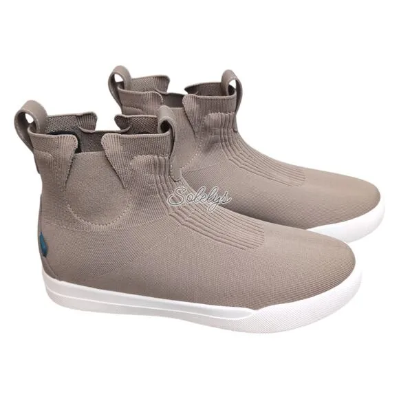 Vessi Weekend Chelsea Shiitake Brown Waterproof DymaTex Knit Sneaker Boot Men 10