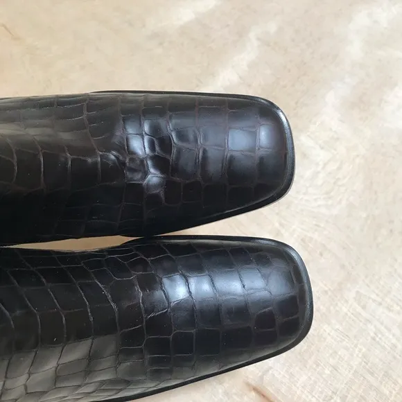 Via Spiga Leather Boots Ankle Size 8
