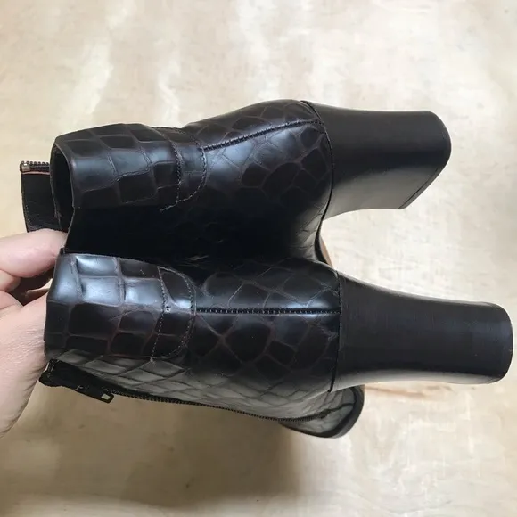 Via Spiga Leather Boots Ankle Size 8