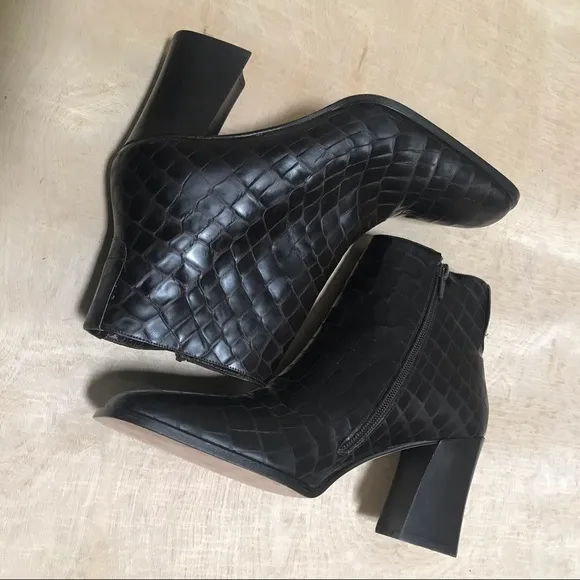 Via Spiga Leather Boots Ankle Size 8