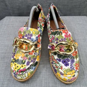 Vicenza Women Shoes Flats Slip On Floral Size 6