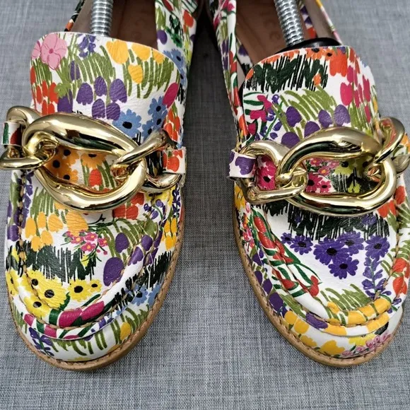 Vicenza Women Shoes Flats Slip On Floral Size 6