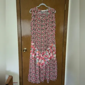Victoria Holley Vintage Maxi Dress – Stunning Cottagecore Floral – Size L