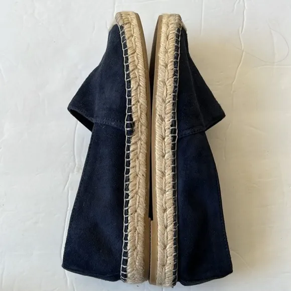 Vidorreta blue suede espadrilles slip on shoes