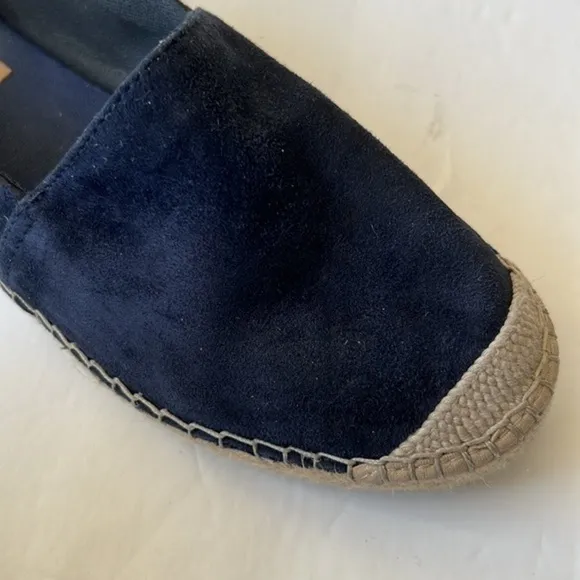 Vidorreta blue suede espadrilles slip on shoes