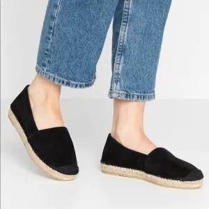 Vidorreta blue suede espadrilles slip on shoes