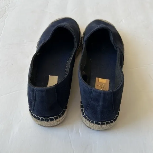 Vidorreta blue suede espadrilles slip on shoes