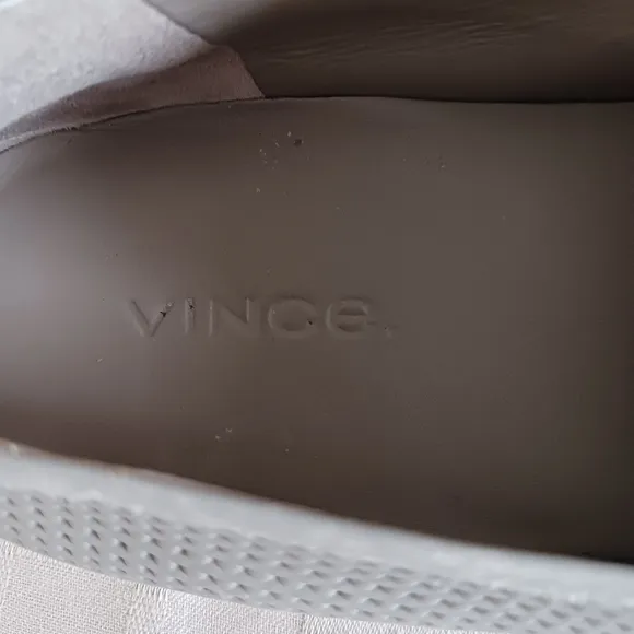 Vince Blair Perforated Leather Slip On Sneakers