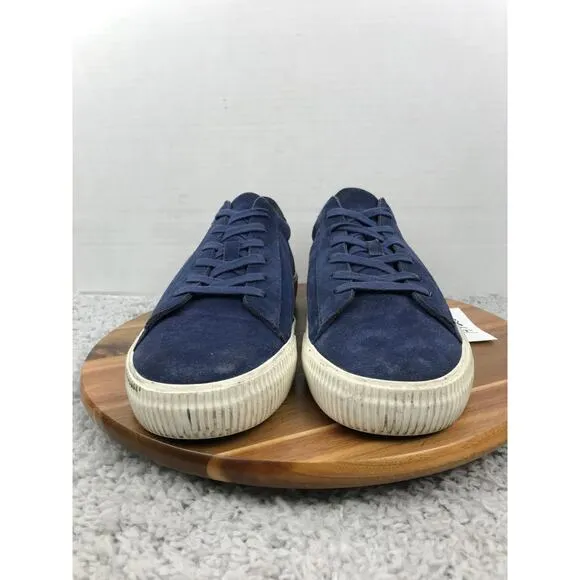 Vince Blue Suede Leather Weatherproof Lace Up Casual Daily Sneakers Mens 10.5 M