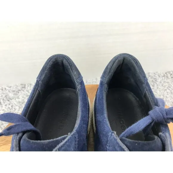 Vince Blue Suede Leather Weatherproof Lace Up Casual Daily Sneakers Mens 10.5 M