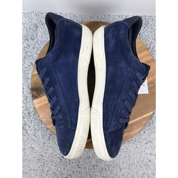 Vince Blue Suede Leather Weatherproof Lace Up Casual Daily Sneakers Mens 10.5 M