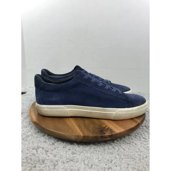 Vince Blue Suede Leather Weatherproof Lace Up Casual Daily Sneakers Mens 10.5 M
