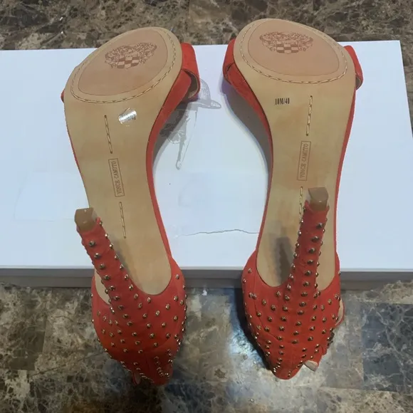 Vince Camuto FORA Embellished Ankle-strap Sandals