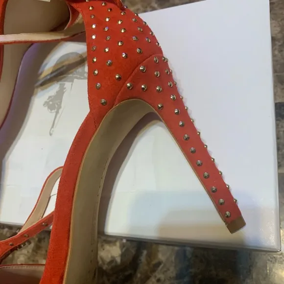 Vince Camuto FORA Embellished Ankle-strap Sandals