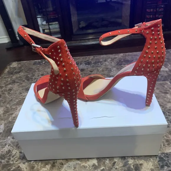 Vince Camuto FORA Embellished Ankle-strap Sandals