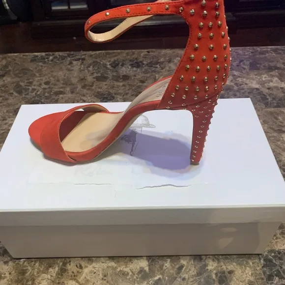 Vince Camuto FORA Embellished Ankle-strap Sandals