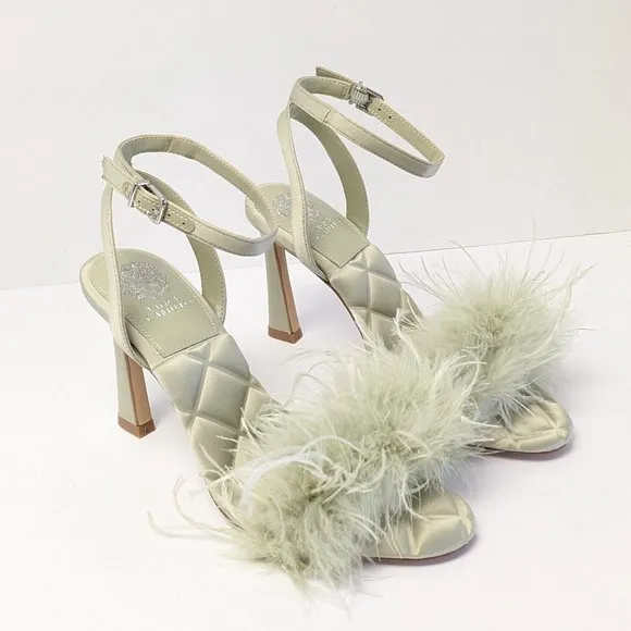 Vince Camuto Penely Heeled Sandals, Pistachio, Women's 7.5