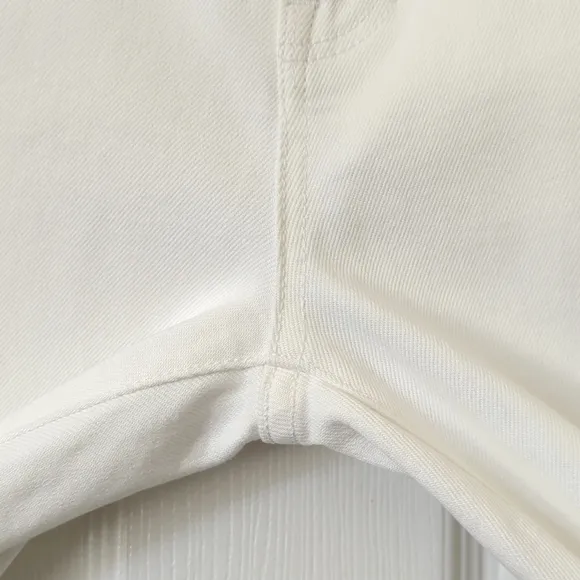 Vince Classic Five Pocket Mid Rise Ankle Length Skinny Jeans White 26