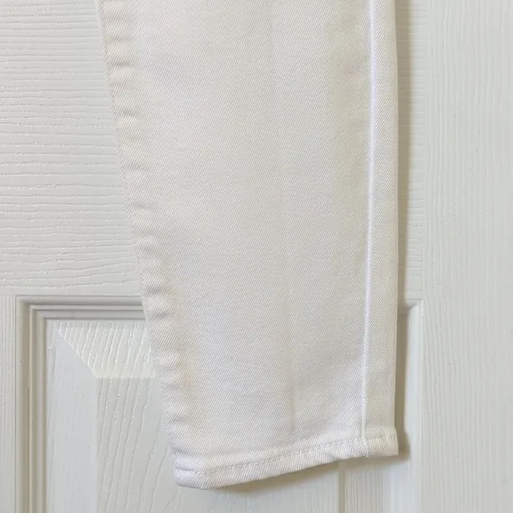Vince Classic Five Pocket Mid Rise Ankle Length Skinny Jeans White 26