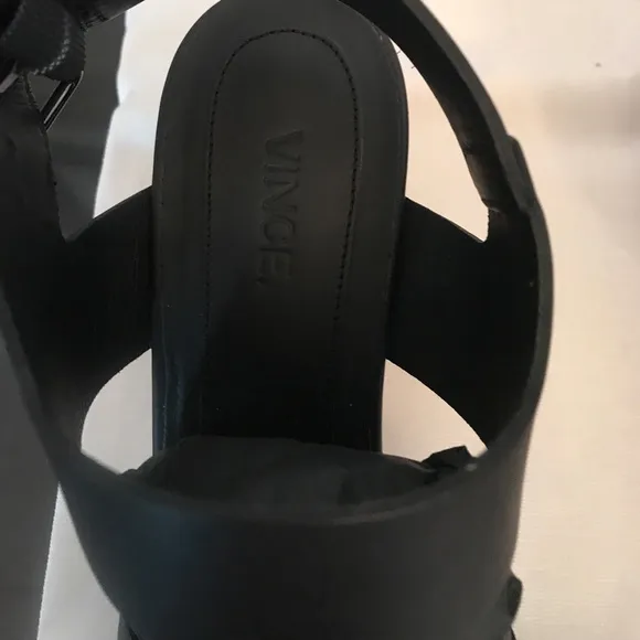 Vince Gwyn Mid Heel Wedge Sandals
