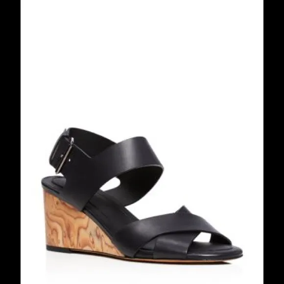 Vince Gwyn Mid Heel Wedge Sandals