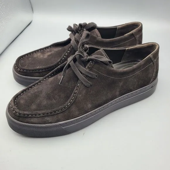 Vince Men's Lorimer Loafers Flint Brown Suede Shoes EUR 42.5 US 9 New