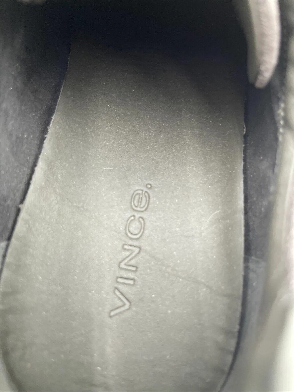 Vince Men’s Weatherproof Sneakers Suede Dark Gray Size 8M/41 - Very Good