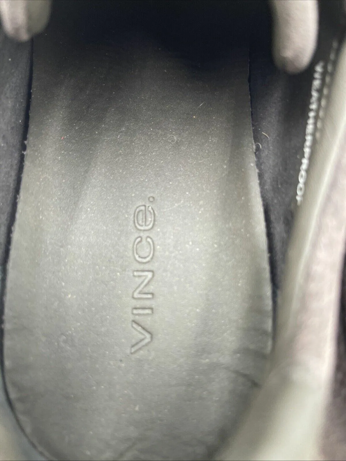 Vince Men’s Weatherproof Sneakers Suede Dark Gray Size 8M/41 - Very Good