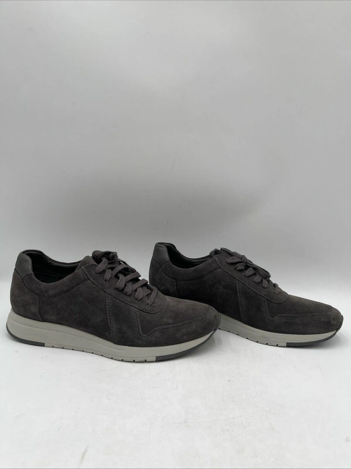 Vince Men’s Weatherproof Sneakers Suede Dark Gray Size 8M/41 - Very Good