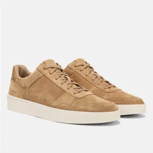 Vince Peyton camel suede leather lace up sneakers