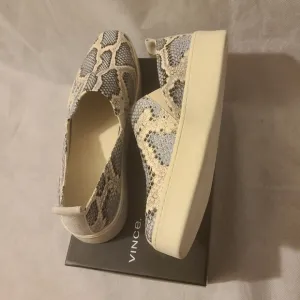 Vince Saxon Women's 2 Slipon Mottled Snake Sneaker
