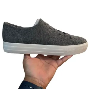 VINCE Sneakers Womens 11B Heaton Tweed Heather Gray Platform Chunky Lace Up NIB
