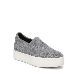 Vince Walsh Platform Sneakers Grey Marl 7.5 Women Slip On Shoes Loafers