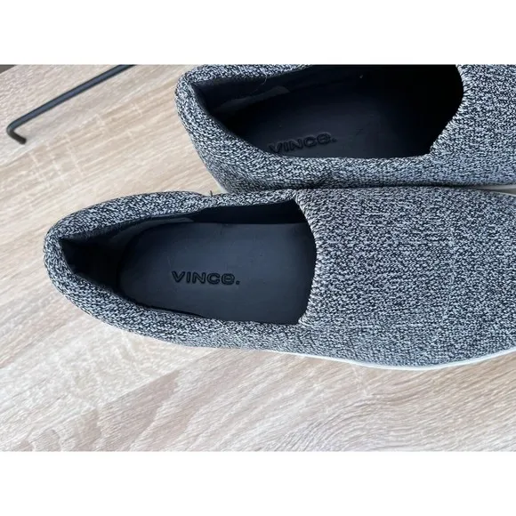 Vince Walsh Platform Sneakers Grey Marl 7.5 Women Slip On Shoes Loafers