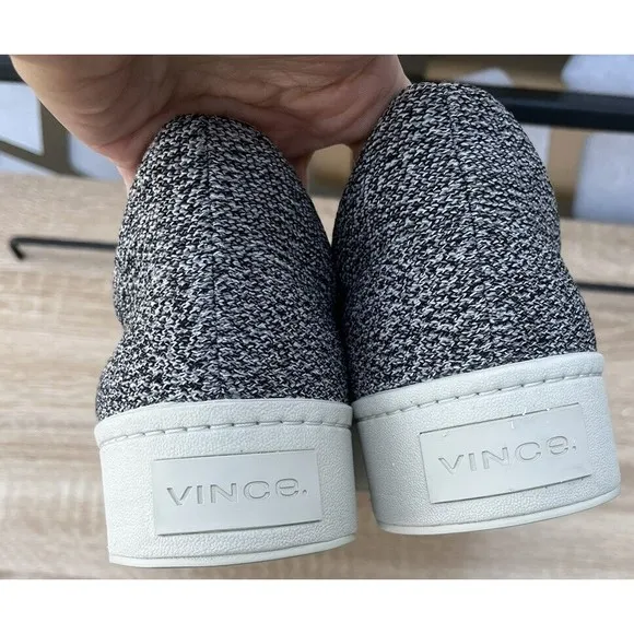 Vince Walsh Platform Sneakers Grey Marl 7.5 Women Slip On Shoes Loafers