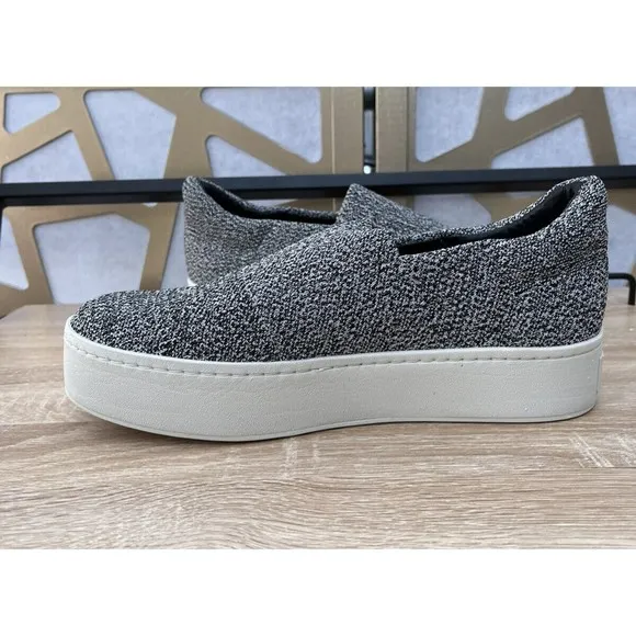 Vince Walsh Platform Sneakers Grey Marl 7.5 Women Slip On Shoes Loafers